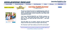 Desktop Screenshot of grammar-land.com